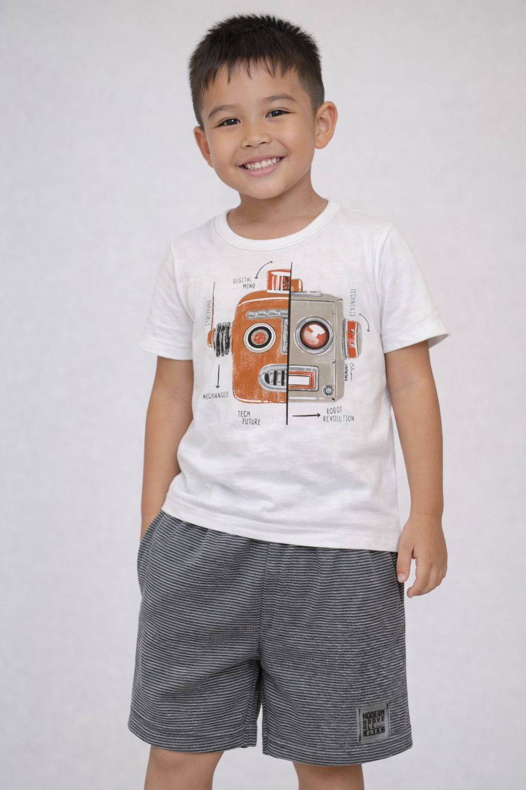 CONJ MAS CAM EST ROBO E BERM MLT DUBLADO OFF WHITE