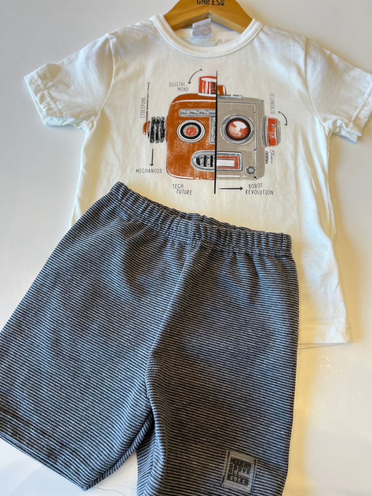 CONJ MAS CAM EST ROBO E BERM MLT DUBLADO OFF WHITE