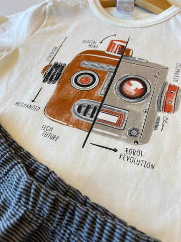 CONJ MAS CAM EST ROBO E BERM MLT DUBLADO OFF WHITE