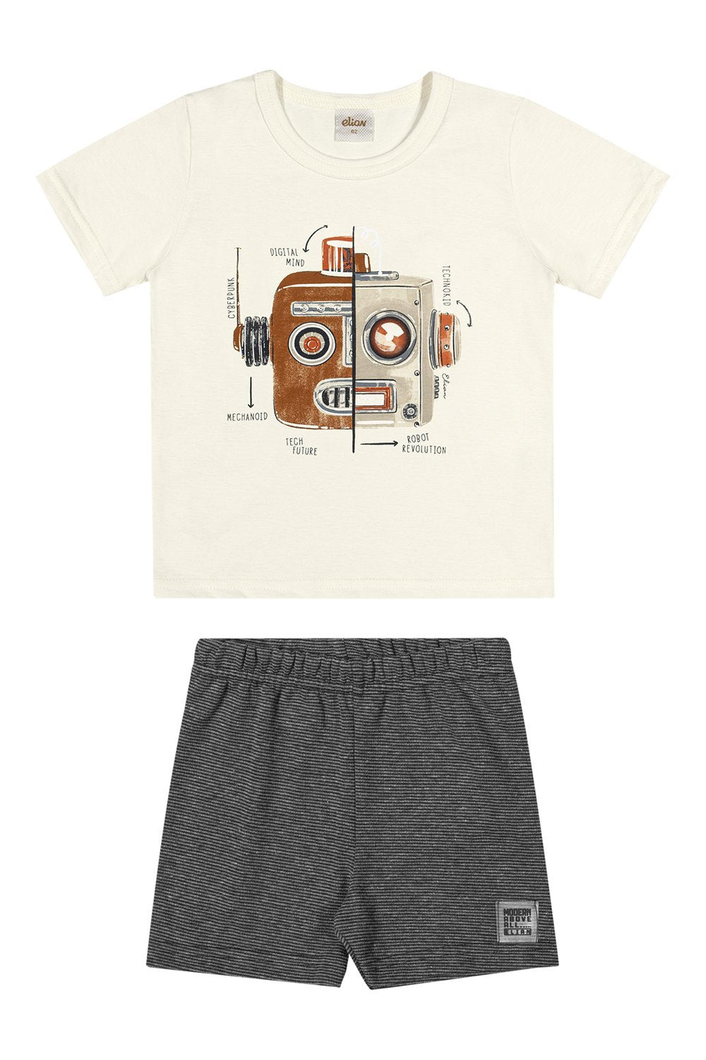 CONJ MAS CAM EST ROBO E BERM MLT DUBLADO OFF WHITE