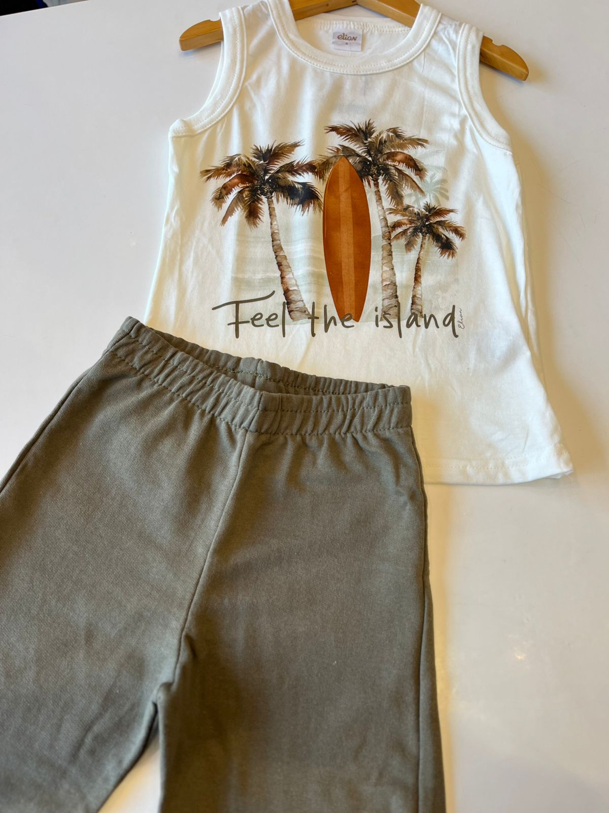 CONJ MAS CAM FEEL THE ISLAND E BERM MLT OFF WHITE