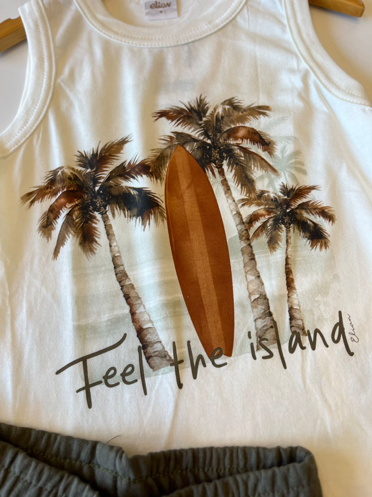 CONJ MAS CAM FEEL THE ISLAND E BERM MLT OFF WHITE