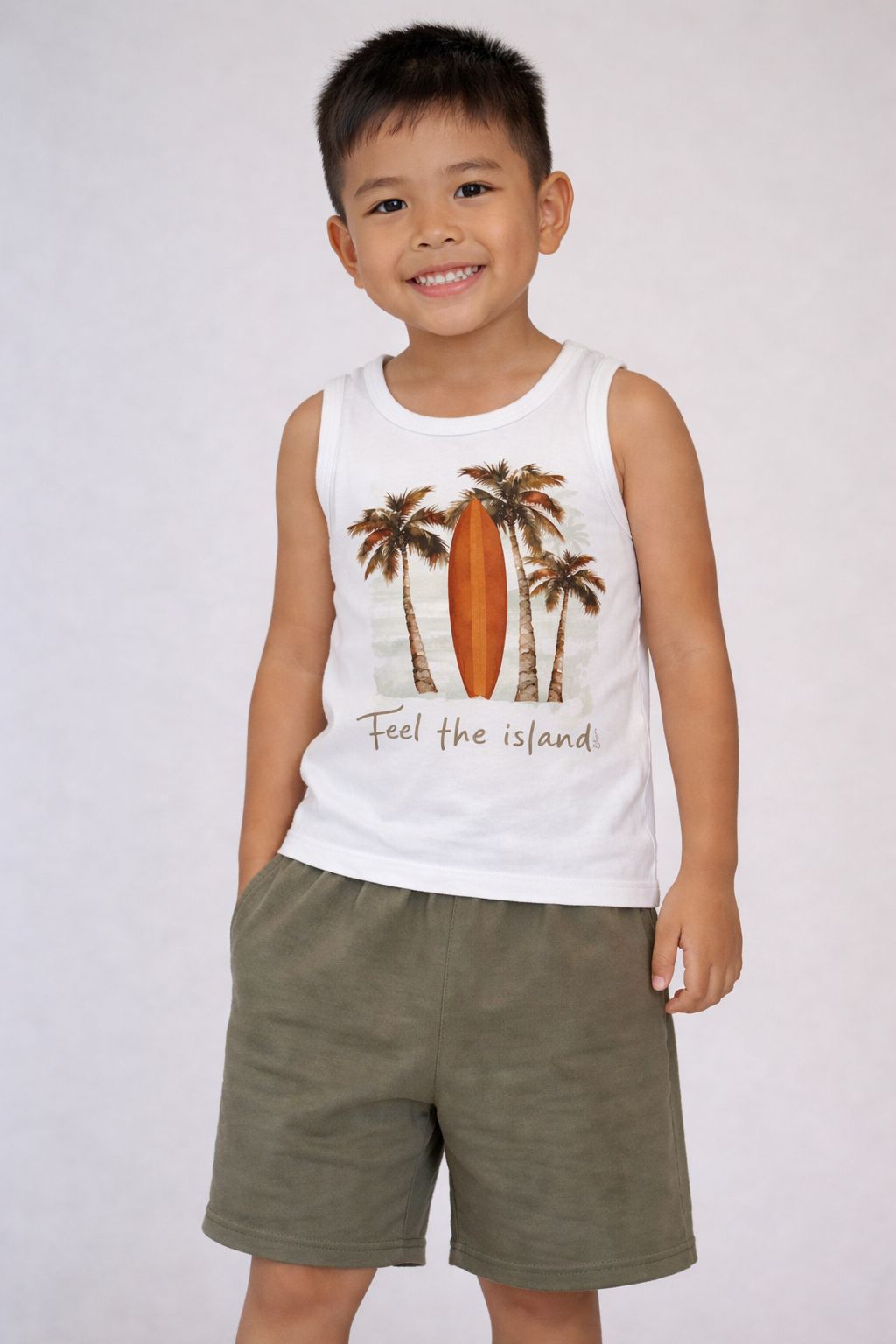 CONJ MAS CAM FEEL THE ISLAND E BERM MLT OFF WHITE