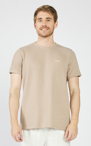 CAMISETA MASC MC SURPLUS AEROPOSTALE OCRE