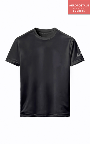 CAMISETA MAS MC SUEDINE AEROPOSTALE PRETO