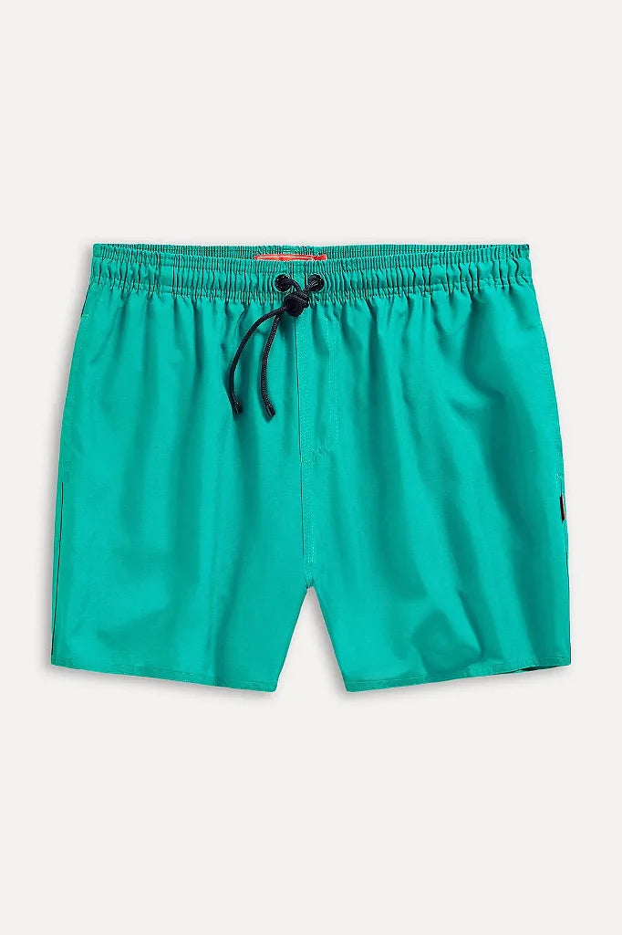 SHORT PRAIA RSV MAS TEXTURADO SUMMER VERDE BANDEIRA