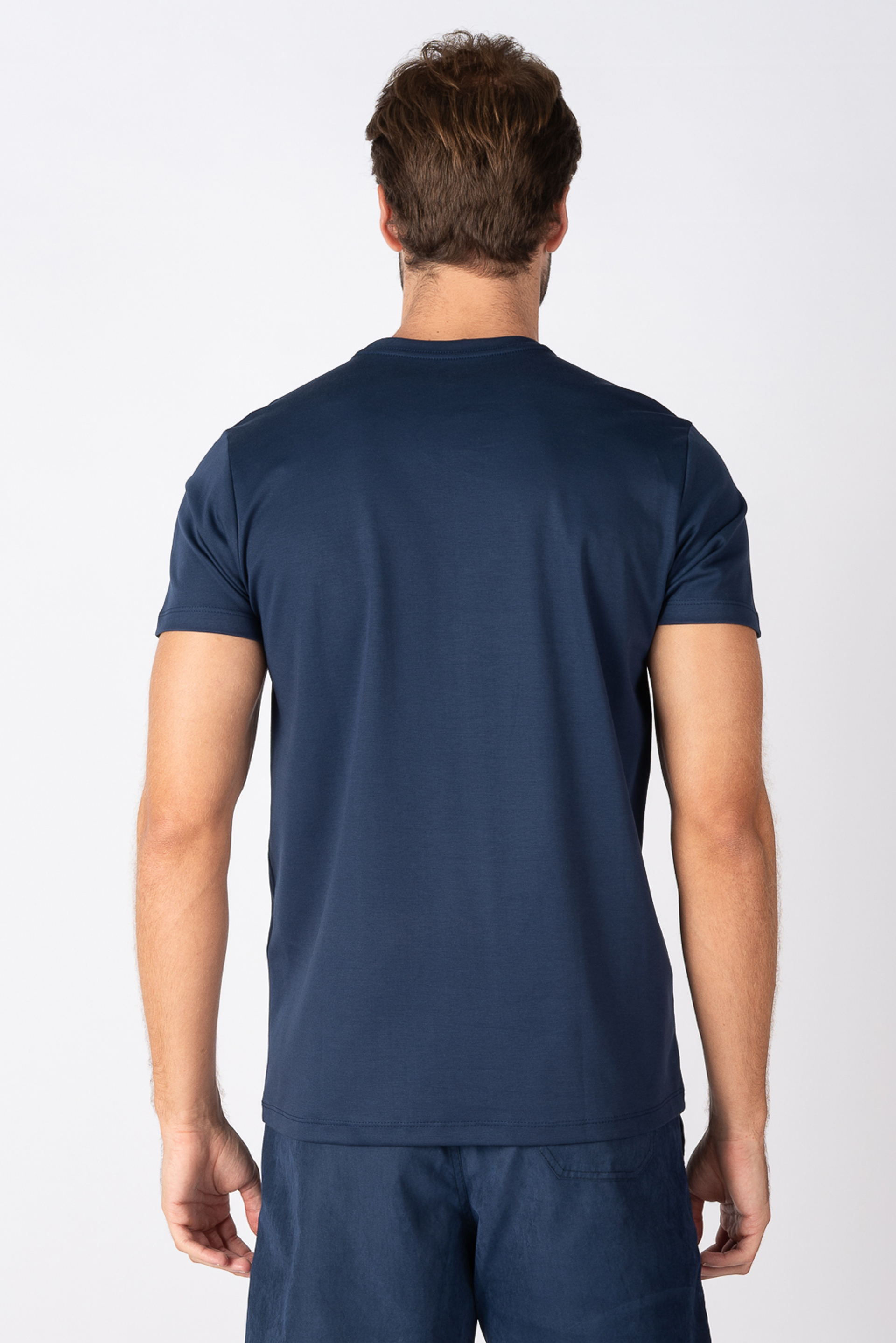 CAMISETA MASC MC PIMA PLUS AEROPOSTALE MARINHO