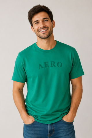 CAMISETA MASC MC A87 AEROPOSTALE VERDE