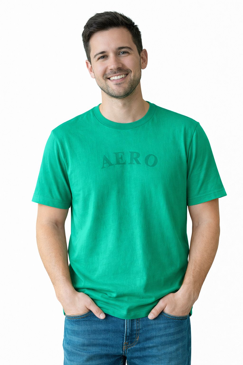 CAMISETA MASC MC A87 AEROPOSTALE VERDE