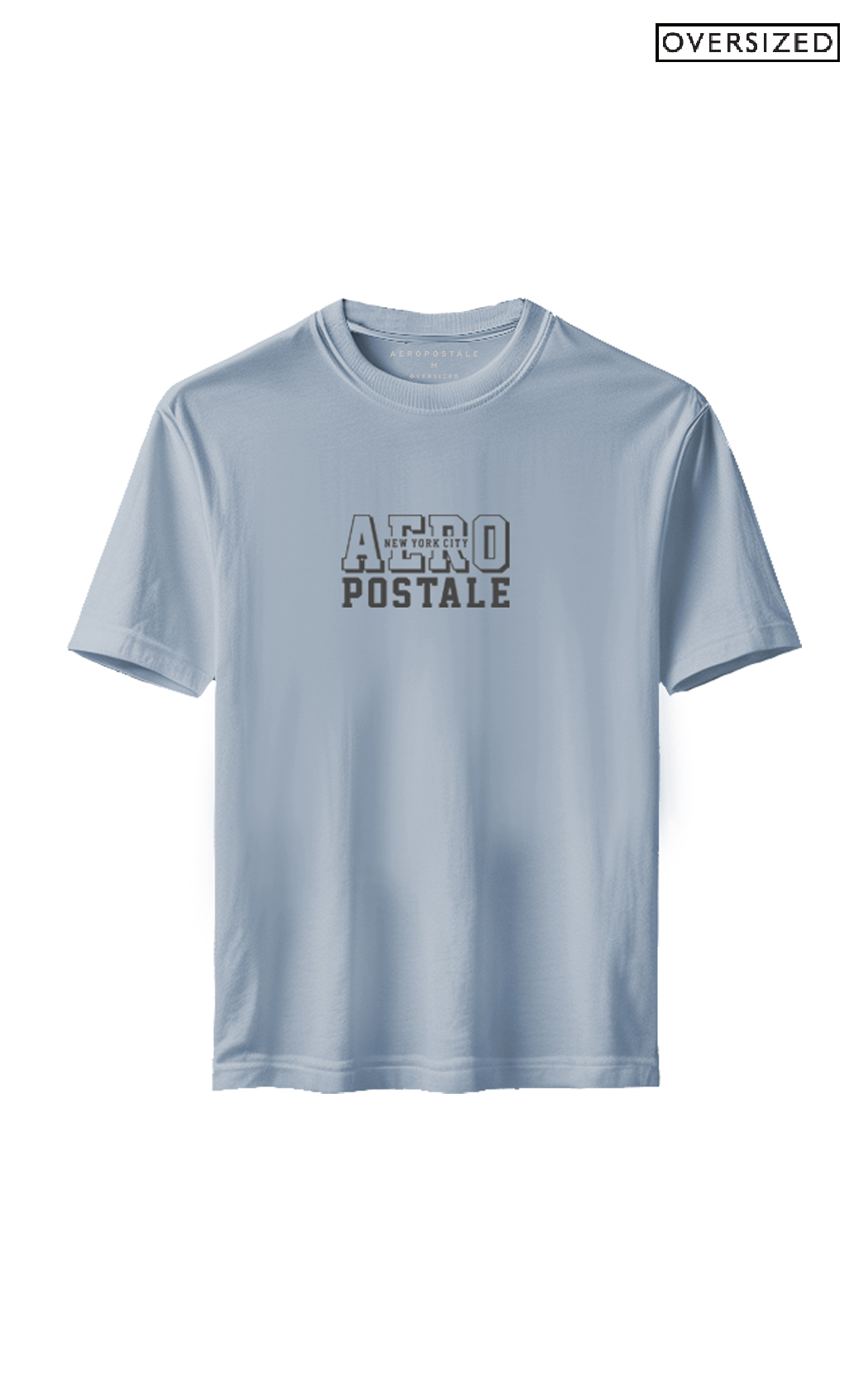 CAMISETA OVERSIZE SILKADA AEROPOSTALE AZUL