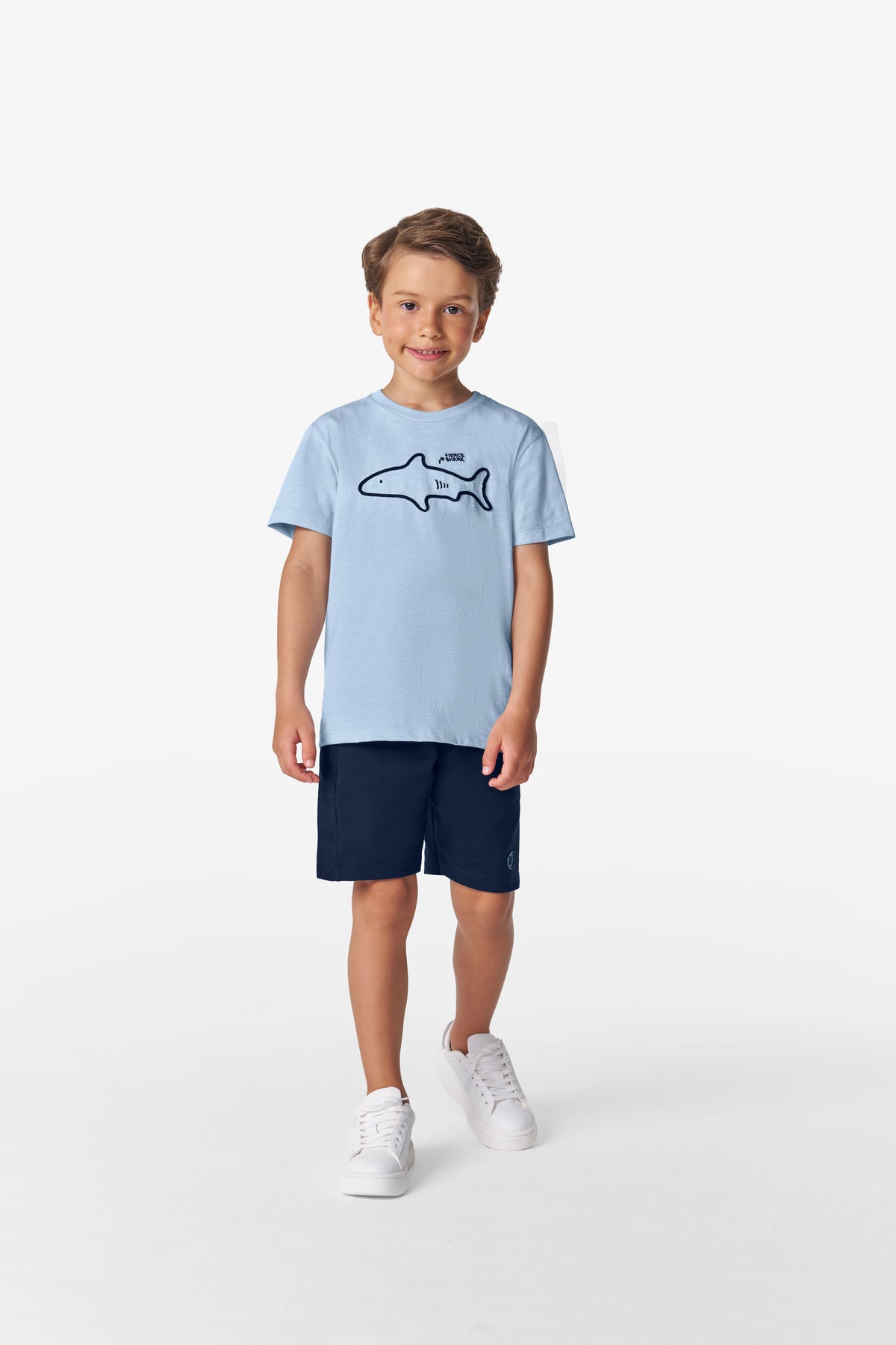 CONJ MAS CAM TUBARAO CORDEL E BERM MLT AZUL NUVEM