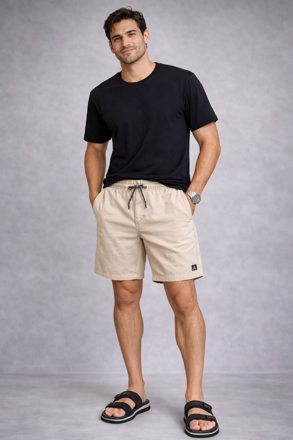 BERMUDA MAS ALFA PREMIUM VISCOSE AREIA