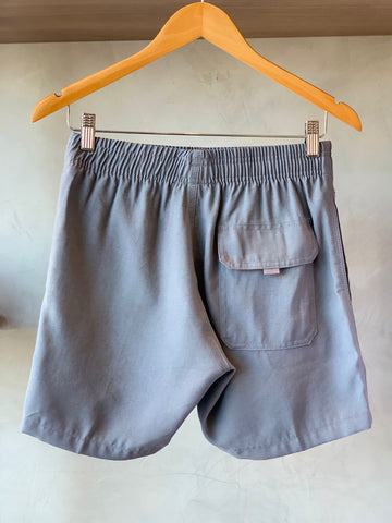 BERMUDA MAS ALFA PREMIUM VISCOSE CINZA ESCURO