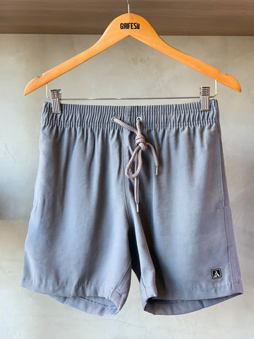 BERMUDA MAS ALFA PREMIUM VISCOSE CINZA ESCURO