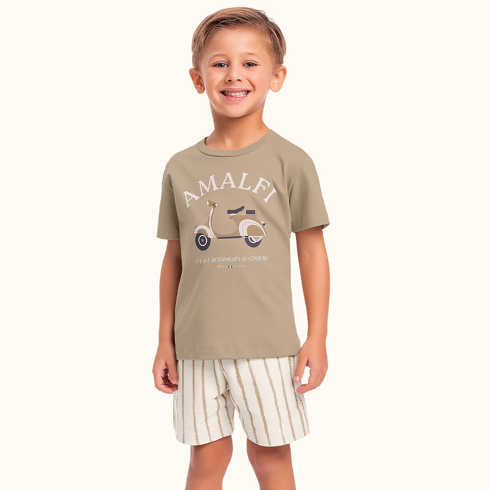 CONJ MAS CAM AMALFI E BERM MLT LIST CAMELO/MARROM