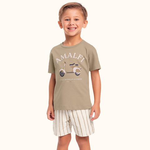 CONJ MAS CAM AMALFI E BERM MLT LIST CAMELO/MARROM