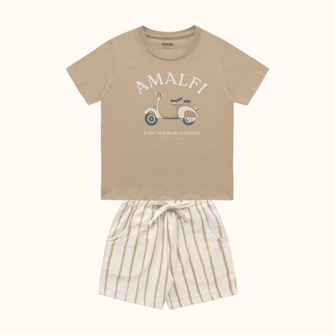 CONJ MAS CAM AMALFI E BERM MLT LIST CAMELO/MARROM