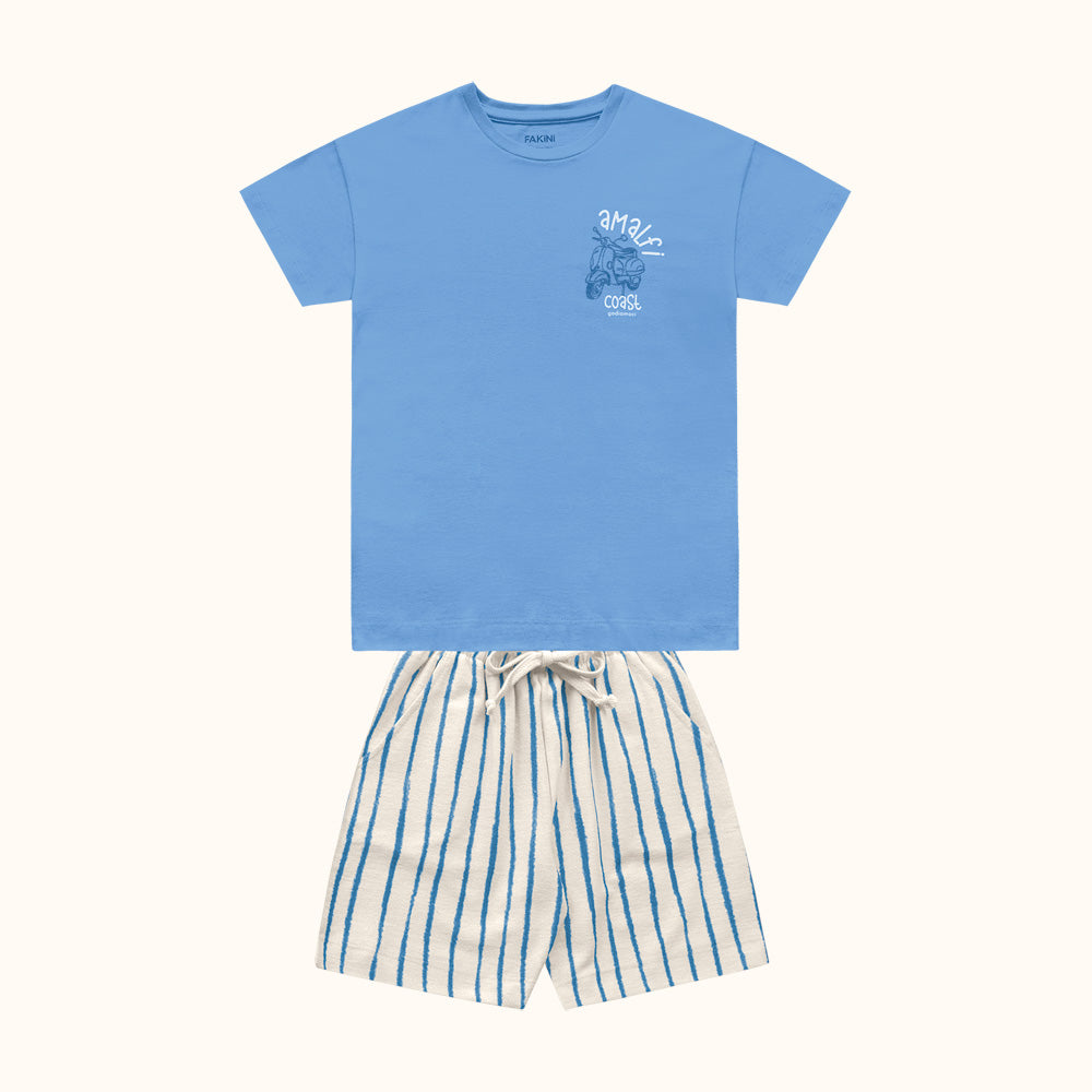 CONJ MAS CAM AMALFI COAST E BER MLT LIST AZUL