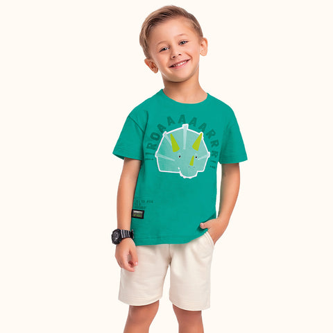 CONJ MAS CAM RINOCERONTE E BERM MLT VERDE/BAUNILHA