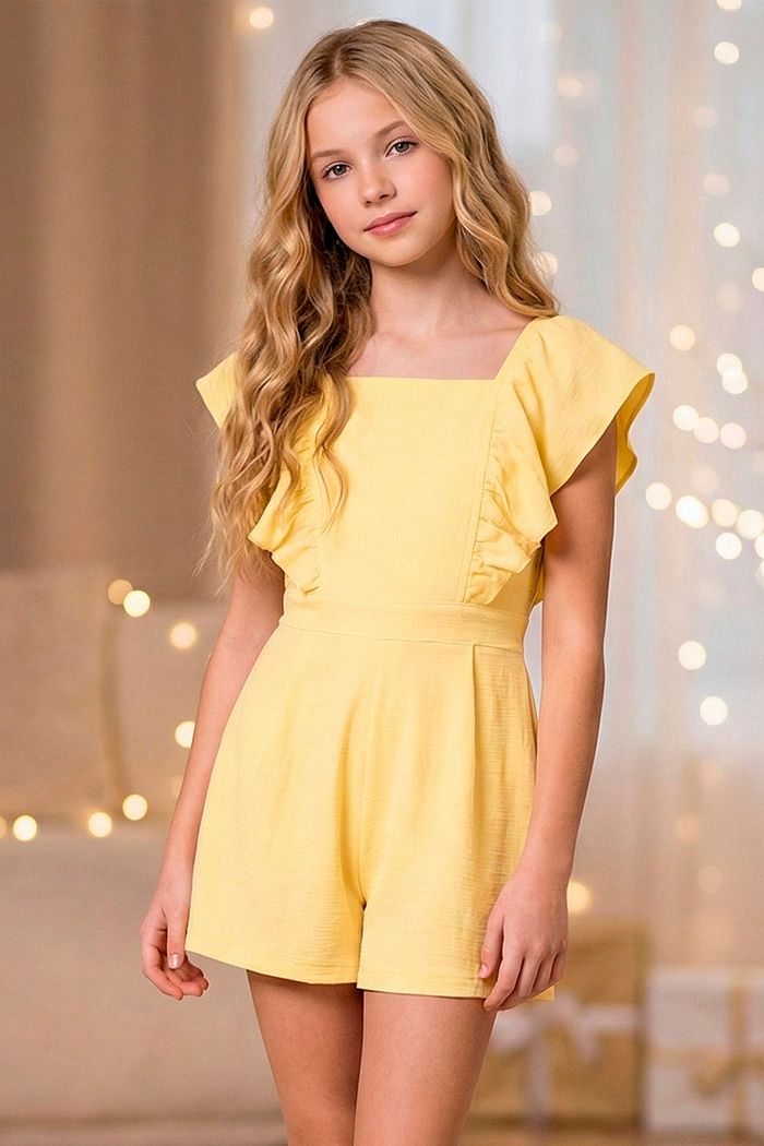 MACACAO FEM FLORENCE MG BAB LASTEX COSTA AMARELO