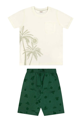 CONJ MAS CAM COQUEIROS E BERM TRICOL EST OFF WHITE