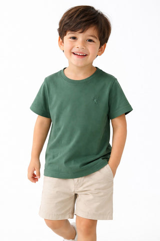 CAMISETA RSV MINI MC PF CARECA VERDE FLORESTA