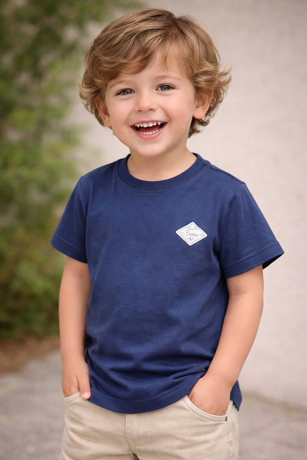 CAMISETA RSV MINI BASICA PATCH PREMIUM MARINHO