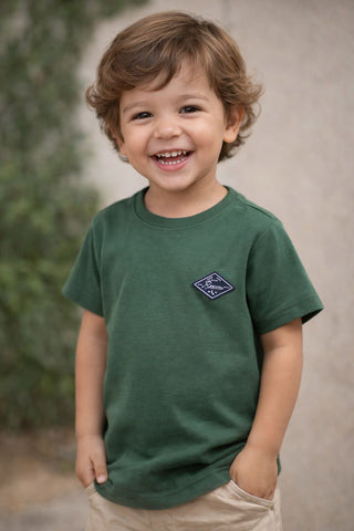 CAMISETA RSV MINI BASICA PATCH PREMIUM VERDE FLORESTA