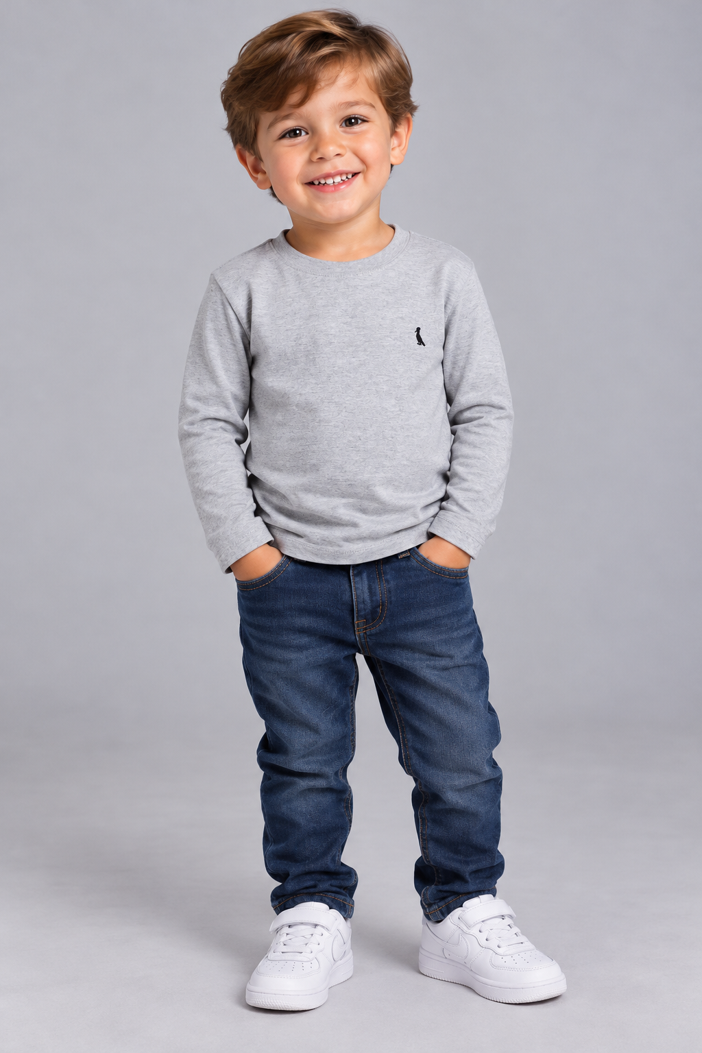 CAMISETA RESERVA MINI TP ML KIEV CINZA MESCLA