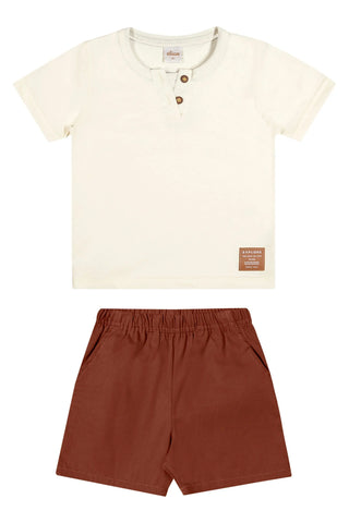 CONJ MAS CAM DET BOT GOLA E BERM SARJA OFF WHITE