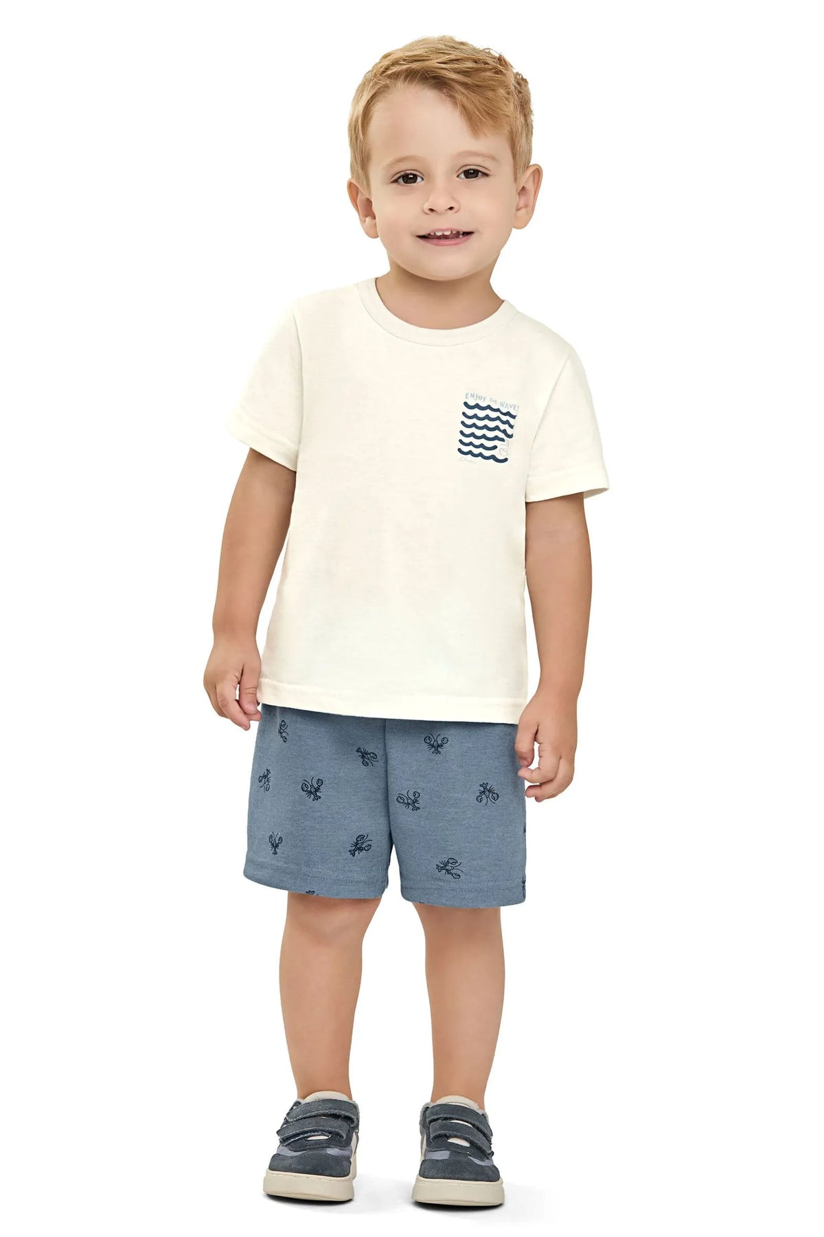 CONJ MAS CAM ENJOY THE WAVES BER MLT EST OFF WHITE