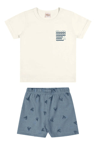 CONJ MAS CAM ENJOY THE WAVES BER MLT EST OFF WHITE