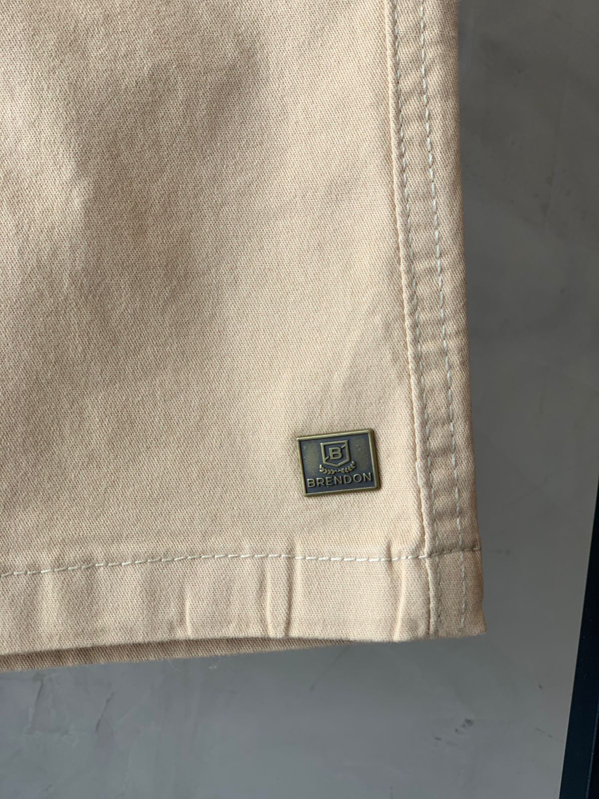 BERMUDA MAS SARJA BRENDON CAQUI