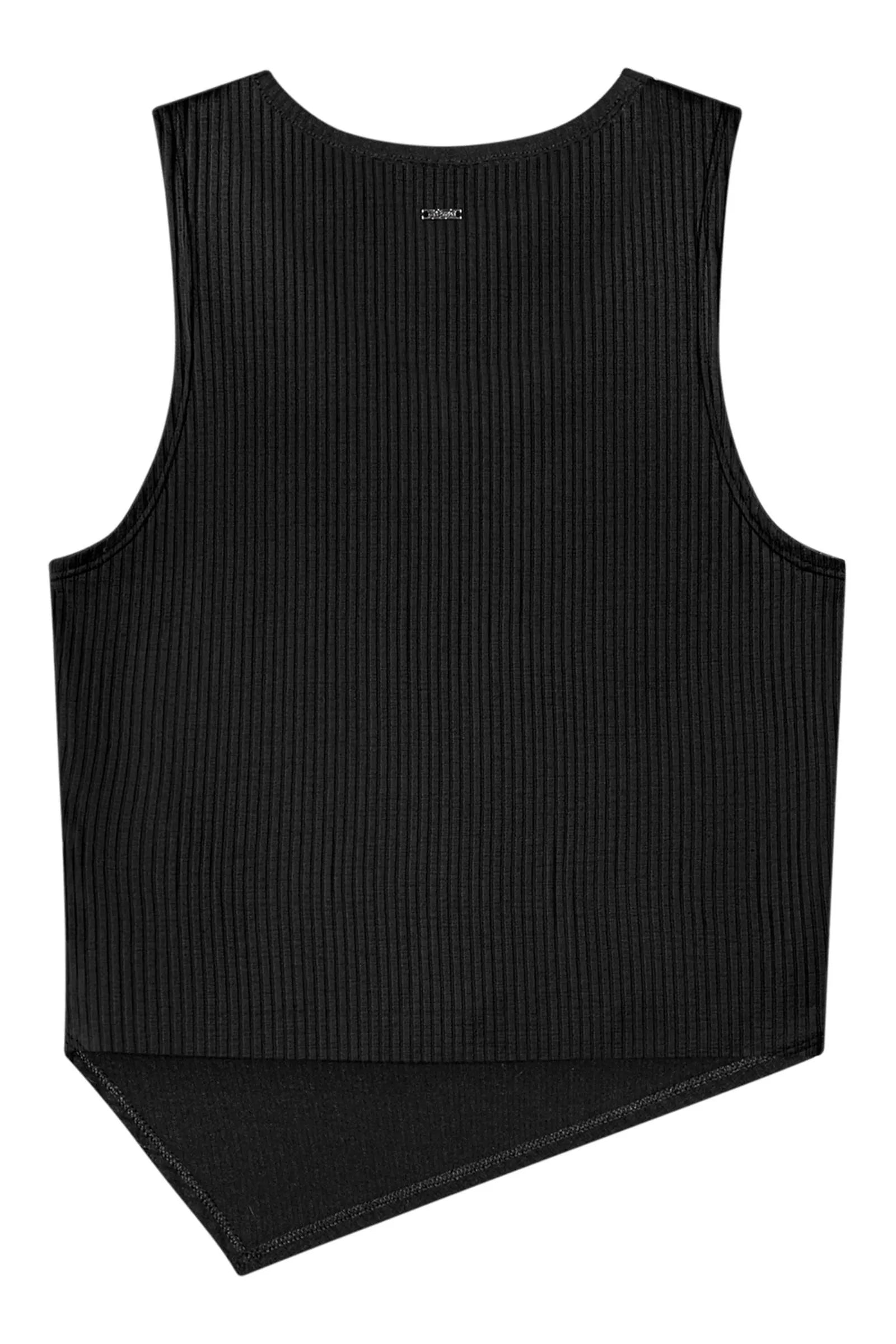 REGATA FEM JUV CANELADA PONTA BARRA PRETO