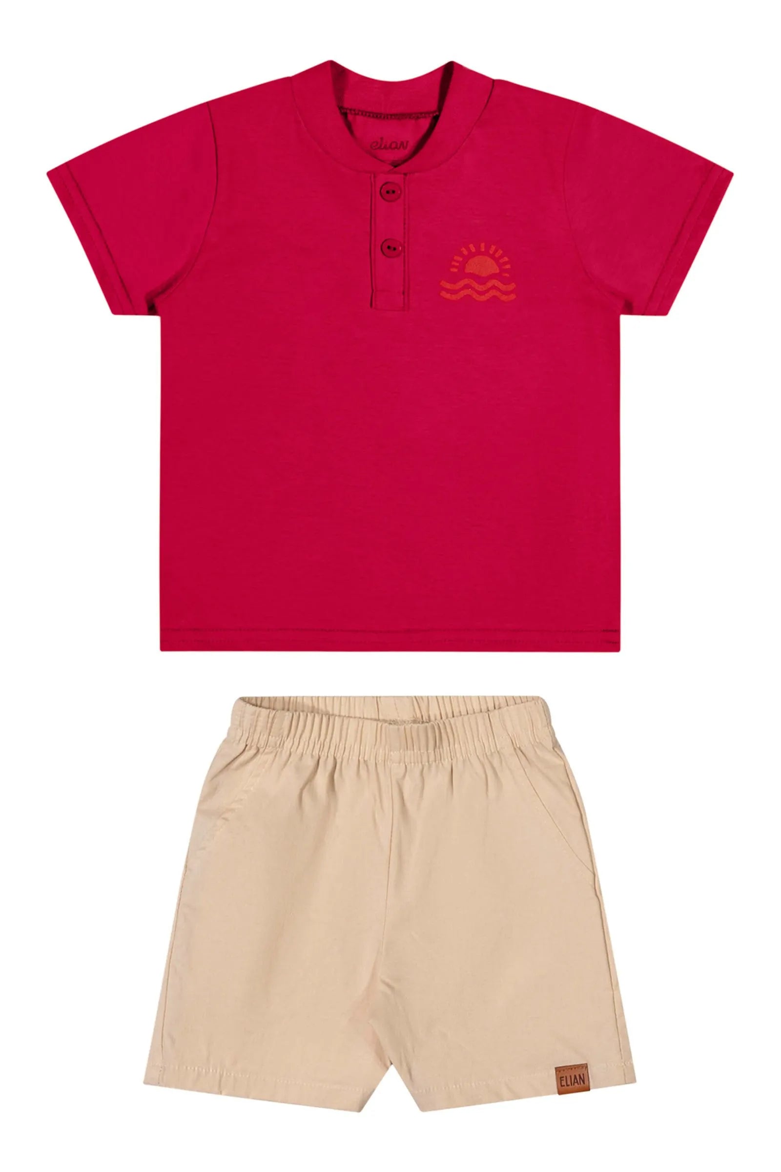 CONJ MAS CAM EST PUFF SOL BOT E BER TRIC VERMELHO