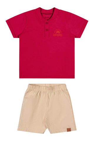 CONJ MAS CAM EST PUFF SOL BOT E BER TRIC VERMELHO