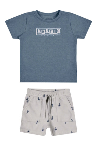 CONJ MAS CAM NAUTIC E BER TRICO MESCLADO AZUL