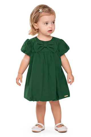 VESTIDO TRICOLINE BALONE LACO FRENTE VERDE