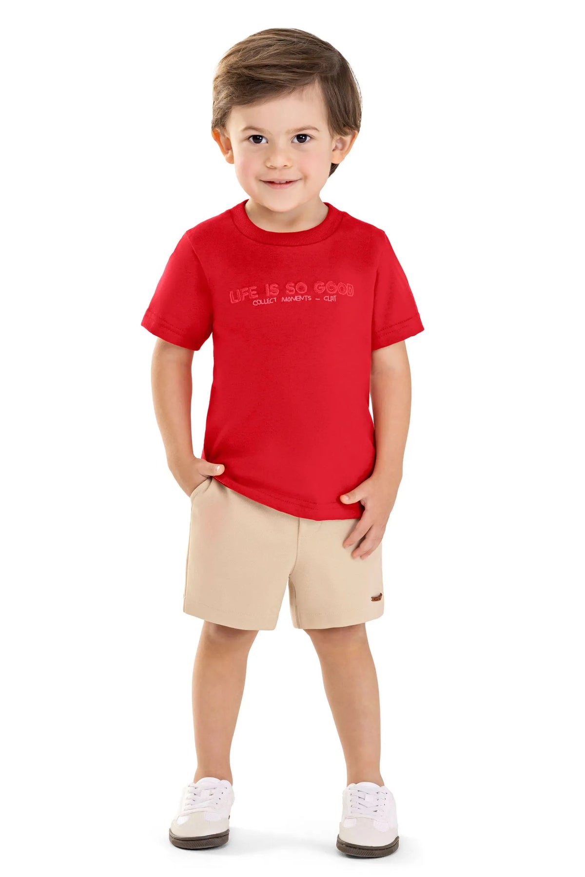 CONJ MAS CAM LIFE IS SO GOOD BER MLT VERMELHO