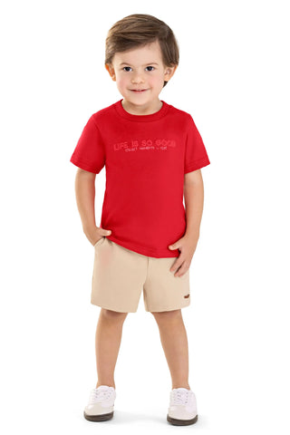 CONJ MAS CAM LIFE IS SO GOOD BER MLT VERMELHO