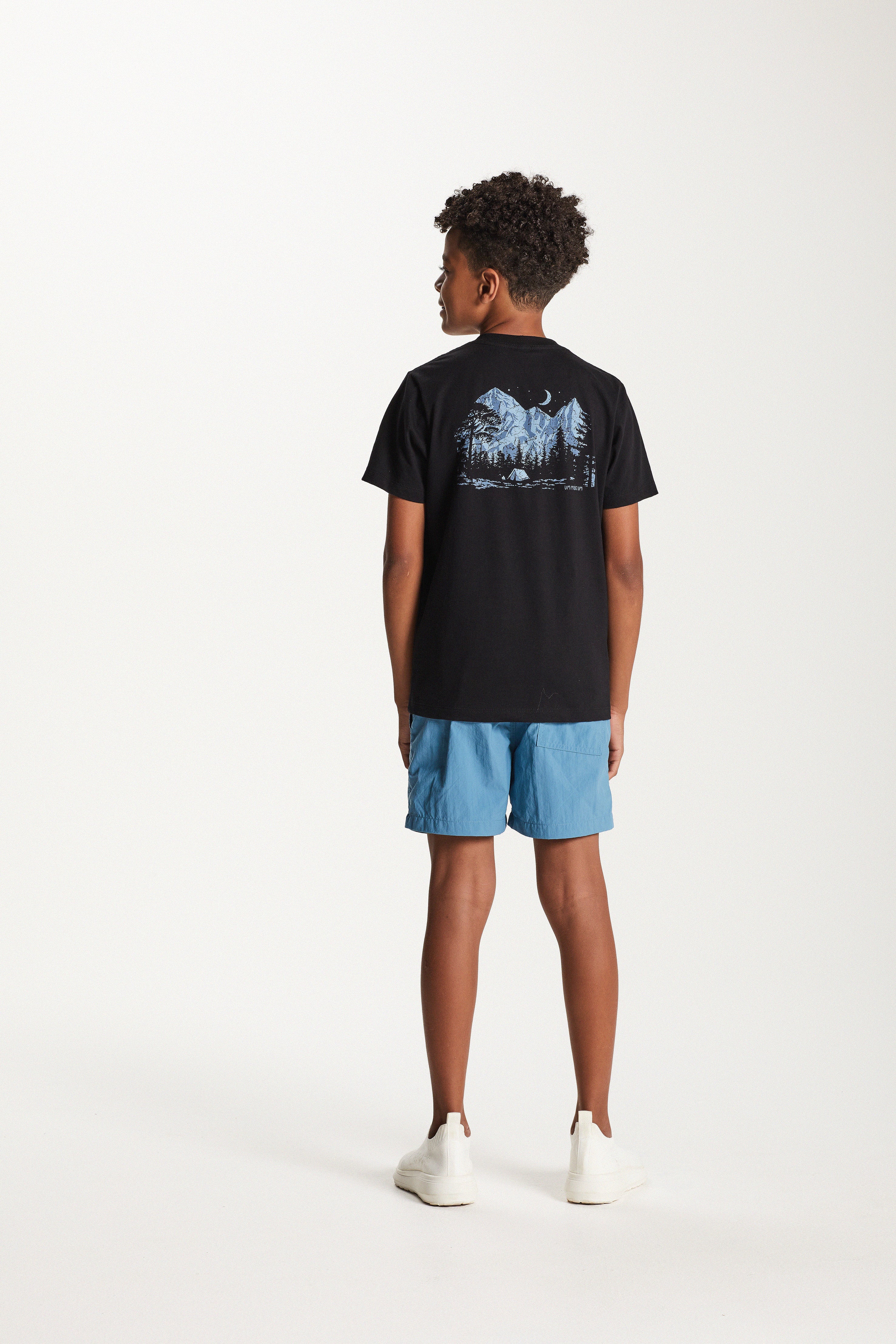 CAMISETA MAS MC SILK NAS COSTAS PRETO