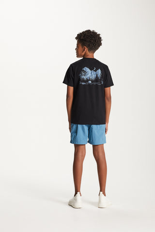 CAMISETA MAS MC SILK NAS COSTAS PRETO