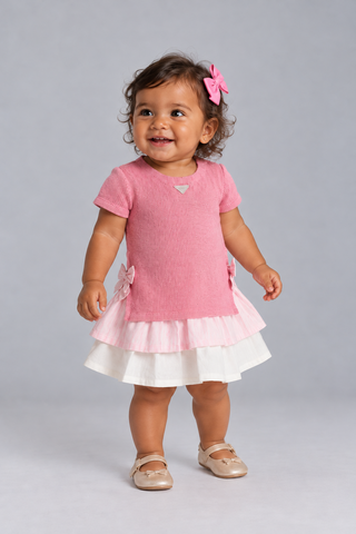 VESTIDO FEM MALHA TRICOT CHICLETE