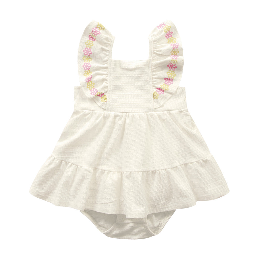 BODY FEM MC BAB FLORES MALHA FLORENCE MARFIM