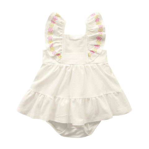 BODY FEM MC BAB FLORES MALHA FLORENCE MARFIM