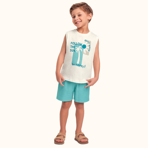 CONJ MAS REG FOLLOW THE SUN E BERM MLT MARFIM/AZUL