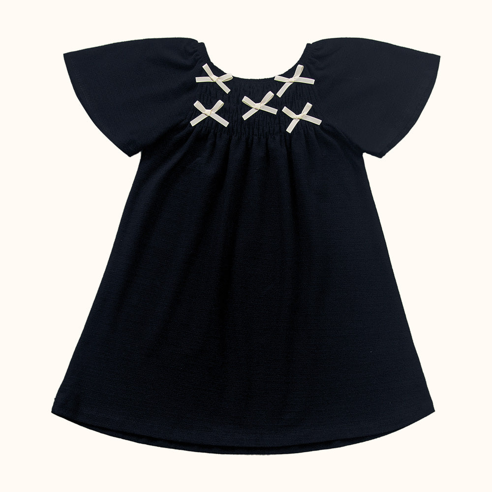 VESTIDO MC LASTEX LACOS DEC ML FLORENCE PRETO