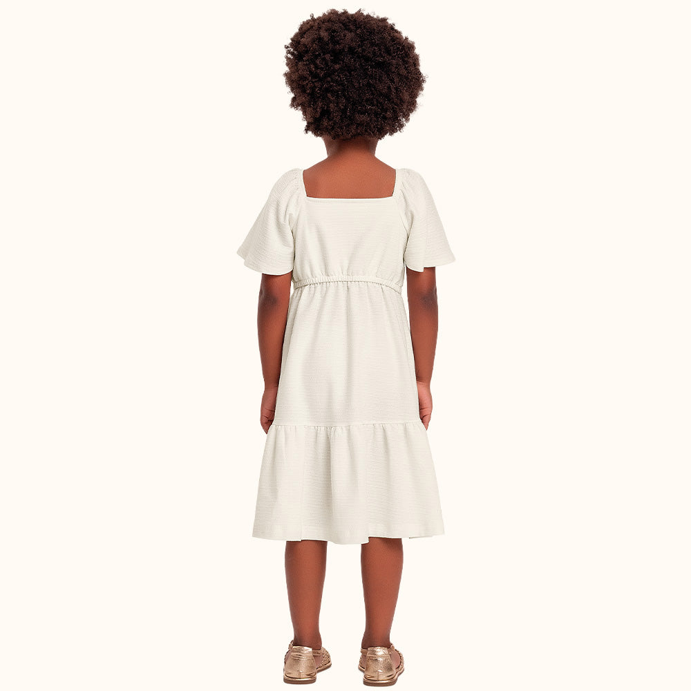 VESTIDO MC BORB LASTEX FLORENCE DET EST MARFIM
