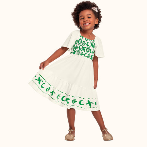 VESTIDO MC BORB LASTEX FLORENCE DET EST MARFIM