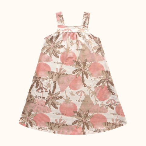 VESTIDO ALCA FLORENCE EST COQ BOLSOS EST MARROM
